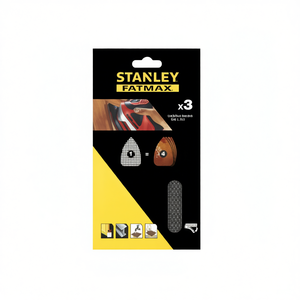 Feuilles de ponçage en maille Stanley pour ponçeuses multi-usages à velcro – Lot multiple d'outils abrasifs - Product Image 2