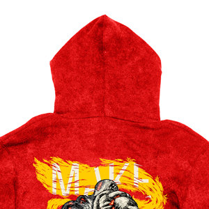 100% coton surdimensionné recadrée Boxy personnalisé hommes sweat à capuche d'hiver en détresse lavage à l'acide Streetwear brodé sweats à capuche de marque - Product Image 6