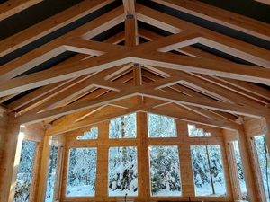 West End Motors, chalet en bois préfabriqué de haute qualité, super moderne, personnalisé, d'origine russe, 100% bois massif naturel - Product Image 2