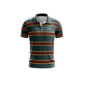 Camisetas de golf transpirables para hombre más vendidas, algodón, talla grande, personaliza tu propio diseño, camiseta de poliéster 100%, camiseta Polo por sublimación - Product Image 1
