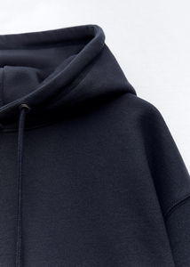 2026 gros Logo personnalisé unisexe pull à capuche lourd polaire Streetwear surdimensionné sweat à capuche pour hommes femmes - Product Image 3