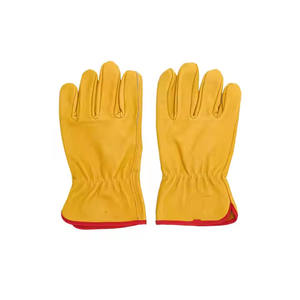 Gants de travail en cuir fendu, gants en cuir fendu, gants de travail en cuir, gants de travail robustes, gants de travail industriels - Product Image 1