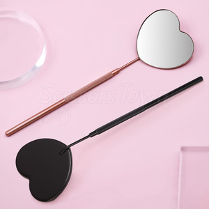 กระจกต่อขนตาขนาดใหญ่พิเศษที่มีมุมมองกว้างและด้ามจับตามหลักสรีรศาสตร์สำหรับการตรวจสอบการโค้งงอทิศทางและการเก็บขนตา - Product Image 6