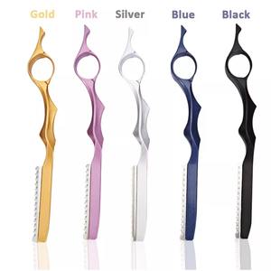 Navaja de Afeitar Profesional de Acero Inoxidable 2 en 1 de 30 g para un Afeitado Suave y Preciso de la Barba y el Rostro - Product Image 5