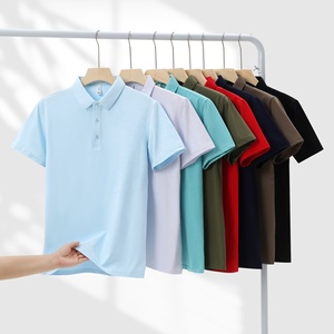 T-shirt sec en coton et polyester avec logo personnalisé pour polos T-shirt en tissu de jersey imprimé pour hommes Ventes entières Expédition DDP - Product Image 1