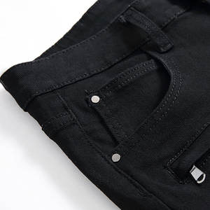Pantalones Cortos Vaqueros Personalizados de Nuevo Estilo para Hombre, de Alta Calidad, Cómodos, Casuales, Sólidos, de Secado Rápido y Transpirables, con Color y Diseño Personalizados - Product Image 3