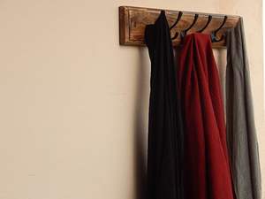 Cintre en bois massif élégant pour placard et usage commercial, cintre en bois lourd pour vêtements, qualité supérieure - Product Image 5