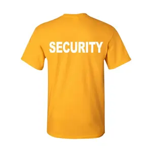 Best Supplier Wholesale Big and tall t-shirt Security uniform Custom tee shirt tall shirts for men