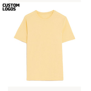 Camiseta 100% Algodón, Corte Regular, Transpirable, Cuello Redondo, Camiseta Lisa de Mezcla de Algodón, Camiseta con Cuello Redondo - Product Image 6