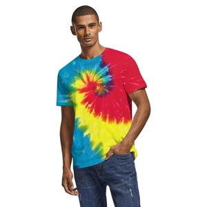 2025 O-Neck Custom T-Shirt for Men 100% Cotton Half Sleeve Quick Drying <b>Tie</b> Dye Design Wholesale Bulk Men's T-shirts - Product Image 2