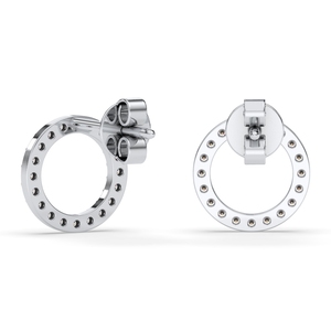 REYES Dernière Collection Femme Bijoux de Mode CVD HPHT 925 Sterling Silver Lab Grown Diamond Boucles d'oreilles Wholesale Fine Jewelry - Product Image 3