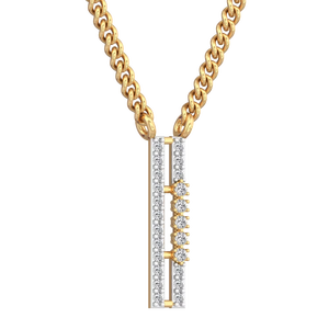 จี้สร้อยคอทองคำแท้10K 14K 18K สำหรับผู้หญิงได้รับการรับรองจาก GIA - Product Image 1