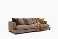 Canapé Chesterfield de luxe moderne Marquis |   Canapé modulaire carré contemporain en tissu, assise profonde, rembourré, pour villa architecturale