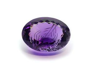 Piedra Preciosa de Amatista de Cuarzo Natural, Facetada, Color Profundo, Corte Ovalado Brasileño, Alta Calidad, Tamaño Personalizable, para Joyería - Product Image 4