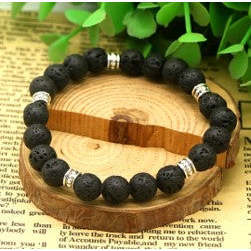 Bracciale Autentico in Onice con Perline e Gemme in Stile Bohemien: Granato, Opale, Ametista, Quarzo - Idea Regalo - Product Image 2