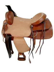 Selle de cheval Wade en cuir véritable nouveau design de selle Western taille 12-18 pouces vente en gros - Product Image 3