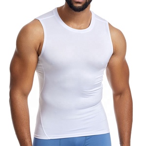 Camiseta sin Mangas para Hombre, de Poliéster, de Secado Rápido, para Entrenamiento Físico, Running, Gimnasio, Venta al Por Mayor - Product Image 3