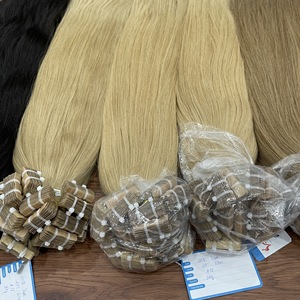 Wholesale Price Tape Straight Vietnamese Remy Extensions Machine Double Weft Best Quality Super Silky No <b>Tangle</b> No Shedding - Product Image 4