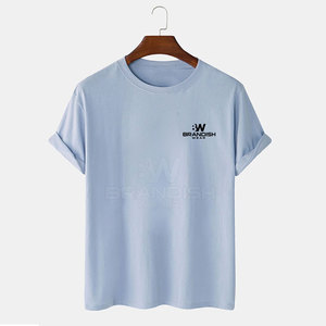เสื้อยืดผ้าฝ้ายสำหรับผู้ชายทรงหลวมพิมพ์ลายสี100% วัสดุที่ดีที่สุด - Product Image 1