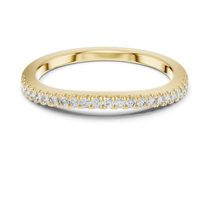 Bague éternelle en diamant de laboratoire de 0,216 carats, taille brillant rond, or 18 carats, 14 carats, 10 carats et argent 925, or rose, jaune, blanc - Product Image 2