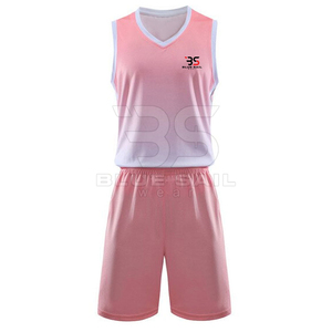 Ensemble d'uniformes de basket-ball personnalisés Tissu de haute qualité avec logo personnalisé et numéro d'équipe Uniforme de basket-ball à séchage rapide - Product Image 1