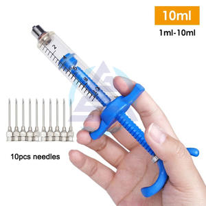 Seringue vétérinaire en plastique pour animaux, 10/30/50ML, avec aiguille, pour l'alimentation des oiseaux, l'élevage de volailles, petit distributeur de médicaments pour animaux de compagnie - Product Image 6