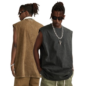 Mens Tank Top Cotton <b>Polyester</b> <b>Tie</b> Dye Fitness Workout Wear Gym Tank Top - Product Image 1