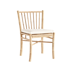 Silla de comedor de bambú ecológica de alta calidad, muebles de exterior de estilo de granja para jardín, venta al por mayor de fábrica de Vietnam - Product Image 1