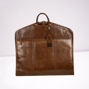 Sac de vêtement léger en cuir avec fermeture éclair, porte-costume de voyage avec poches pour homme, costume de mariage, cadeau artisanal pour les demoiselles d'honneur, cadeau de Noël - Product Image 1
