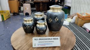 Petdom Urnes de crémation pour animaux de compagnie et urnes commémoratives en métal pour chats et chiens pour cendres - Product Image 2