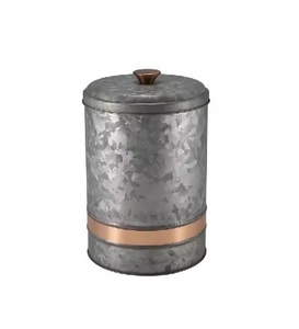 Handmade Customized Different Sizes Metal Canister Hot Selling Designer <b>Container</b> Finished Wholesale Vintage Canister - Product Image 1