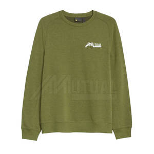 Venta al por mayor 100% de algodón O-cuello de los hombres sudadera por encargo con patrón sólido precio bajo para la temporada de otoño - Product Image 1