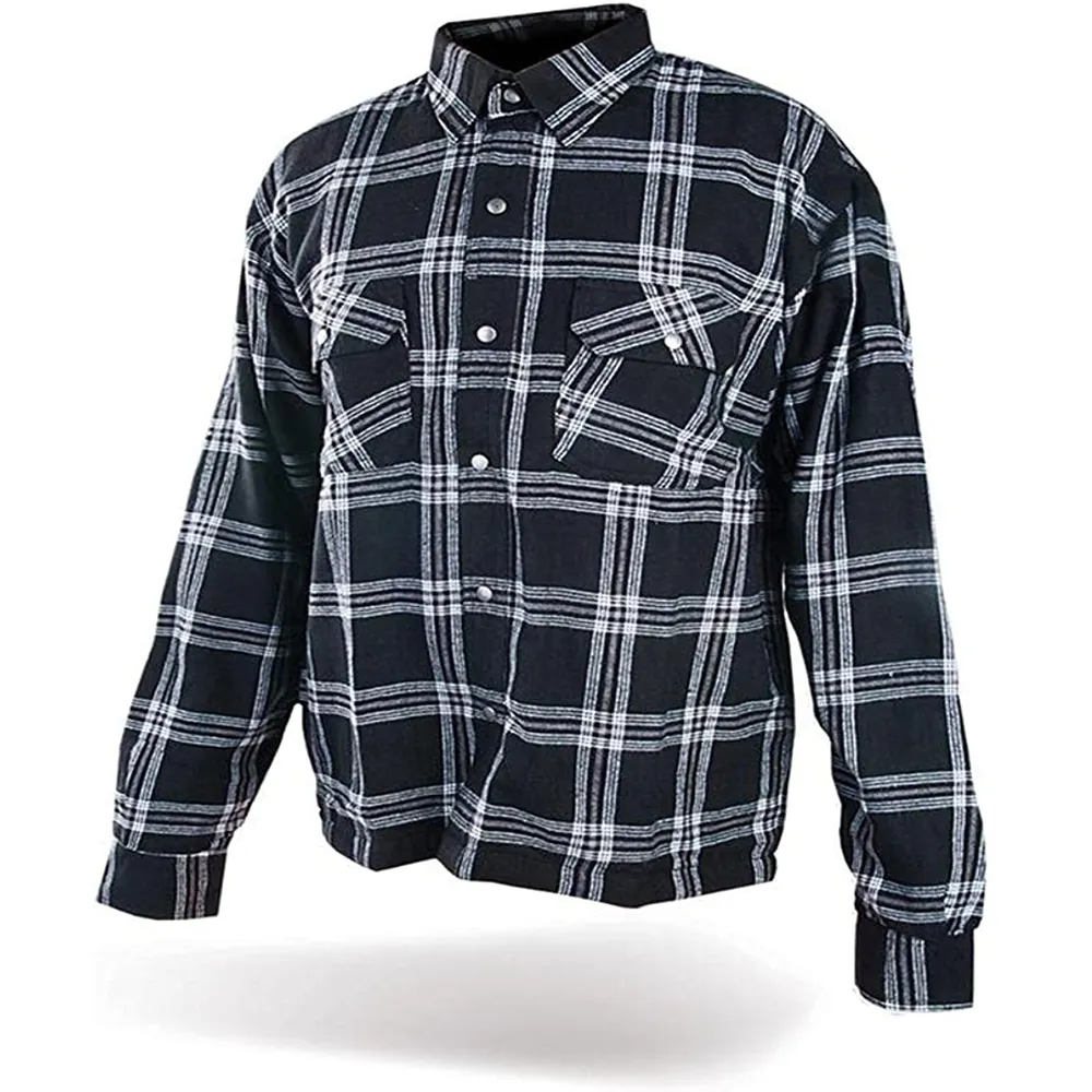 High Quality Autumn Casual Dark Plaid Pattern Flannel Nice Trending Full Long Sleeve Polyester Spandex Red Check Shirts For Mens