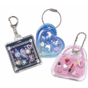 PVC Metal <b>Custom</b> Logo Package Shaker <b>Keychain</b> - Product Image 1