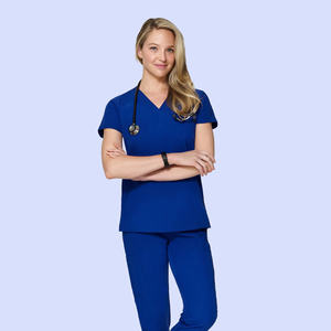 Médicos de moda Scrubs Venta al por mayor por encargo Ligero Durable Elegante Cómodo Scrubs para la atención médica moderna - Product Image 3