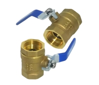 Vanne à boisseau sphérique en laiton DN65 BSP à filetage femelle, manuelle, pour eau, OEM, pression 16 kg, personnalisable pour applications CVC, incendie et chimiques