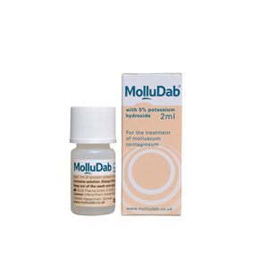 Solución Molludab Molluscum 5% Tratamiento Alcalino para Molluscum Contagiosum - Product Image 1
