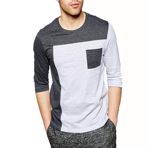 Camisetas personalizadas de alta calidad para hombre de talla grande DTG impreso cuello redondo hombro caído espalda desgastada parte inferior Streetwear camisetas - Product Image 3