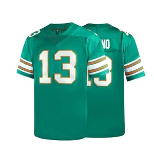 Maillot de football américain sportif en gros uniforme d'équipe personnalisé vêtements de jeu d'entraînement athlétique durables respirants confortables - Product Image 1