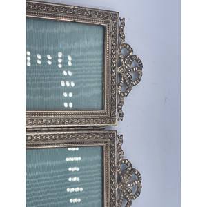 Vintage Brass Triple <b>Frame</b> with Bow Top Amazing Design Three In One <b>Picture</b> <b>Frame</b> Amazing Quality At Wholesale Price - Product Image 2