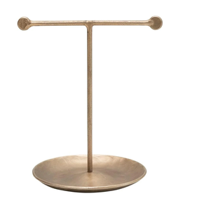 Most Demanding Brass <b>Jewelry</b> Stand Elegant Shiny Gold Polished Best Selling Brass <b>Jewelry</b> Display Holder <b>for</b> <b>Sale</b> - Product Image 2