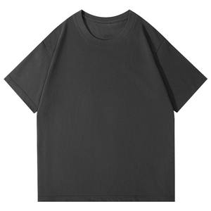 T-shirt à manches courtes, col rond, coupe ample, épaules tombantes, en coton lourd 230g, écologique, prix d'usine Chine, Bangladesh - Product Image 5
