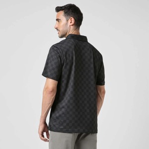 Polo de golf de alto rendimiento transpirable, tejido que absorbe la humedad y de secado rápido, perfecto para deportes y ropa informal - Product Image 3