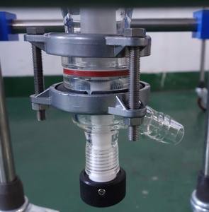 Reator automático do vidro do laboratório da dupla camada 50L 100L vigorosamente agitado com PLC do motor-núcleo - Product Image 6