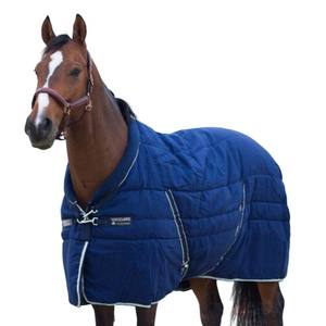 Tapis de cheval stable hiver imperméable spectacle extérieur couverture complète avec feuille de participation de poids de cou tapis équestre confortable - Product Image 3