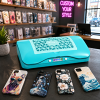 Machine d'impression de coques de téléphone personnalisées, imprimante à transfert thermique par sublimation 3D pour les magasins de téléphonie mobile, les détaillants et les entrepreneurs