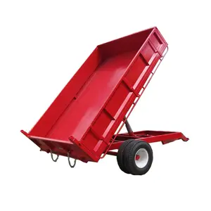 Best Agriculture Hydraulic Tipping Driven Tractor Farm Dump 1.5t 10t 2 tons 5 ton 7 tonnes 8 10 ton mini farm trailer