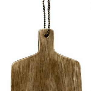 Tabla de cortar colgante de madera natural de Albazia - Duradera y ecológica, hecha en Bali por Gubuk Bali - Product Image 3