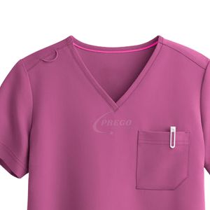 Ensemble de blouses médicales unisexes élégantes |   Tenues d'hôpital tricotées à séchage rapide et respirantes, uniformes d'infirmière de qualité supérieure, vente en gros à bas prix, OEM - Product Image 4