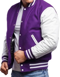 Chaqueta Universitaria de Béisbol Personalizada para Hombre, 100% Lana, Gruesa, Impermeable, Transpirable, con Letras Bordadas en Lana - Product Image 5